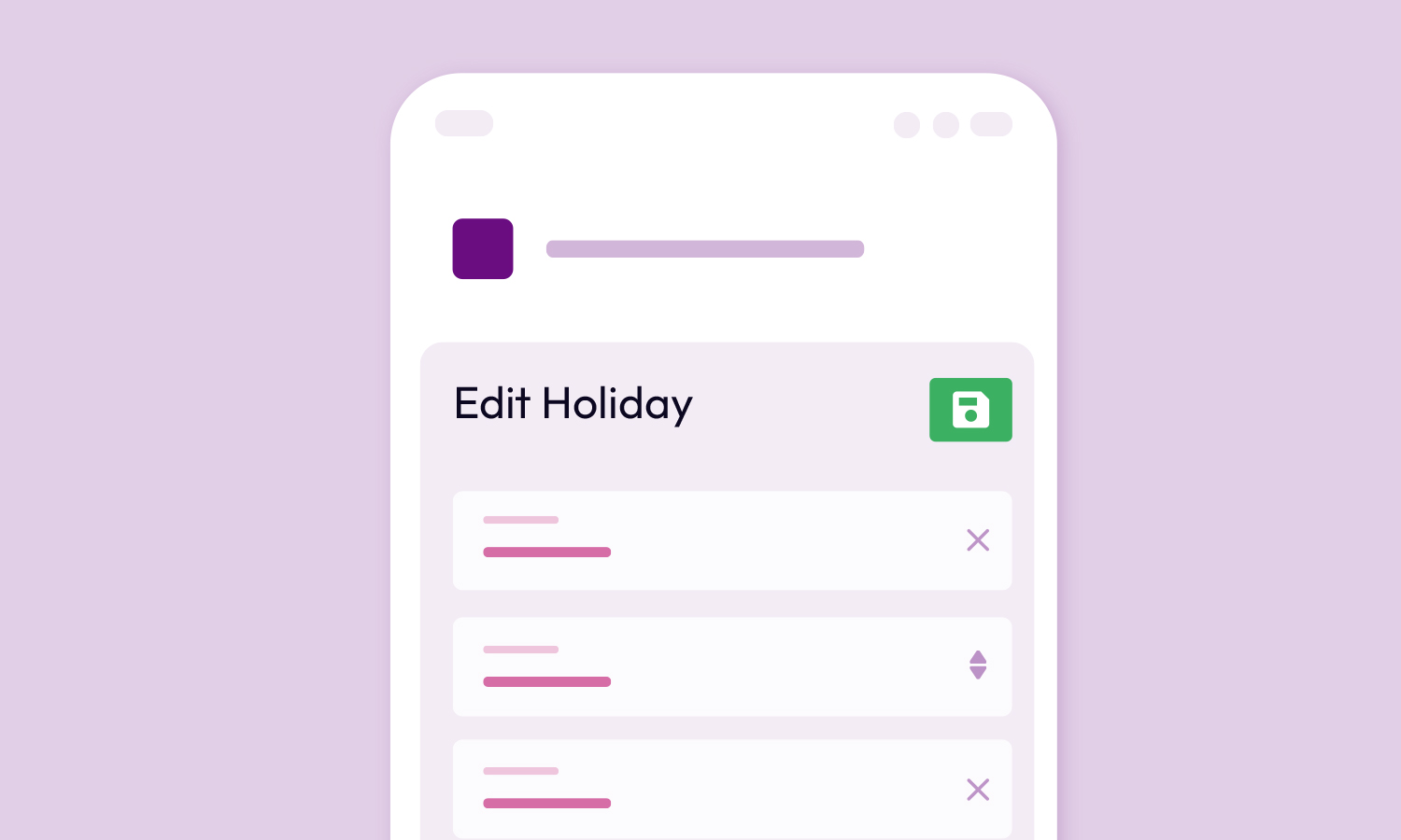 Manage tour products